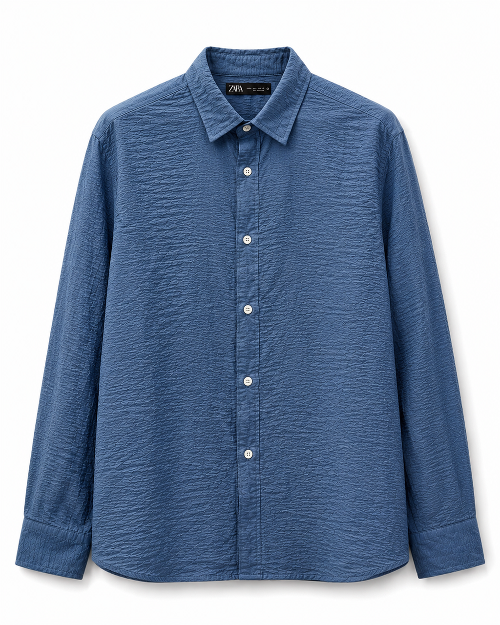 Zara Textured Long Sleeved Shirt