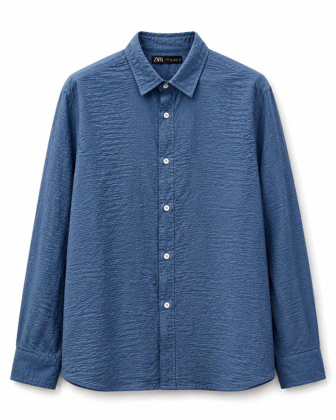 Zara Textured Long Sleeved Shirt