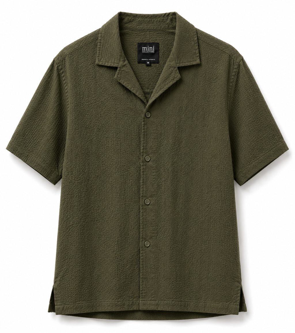 Riviera Camp Collar Short Sleeved Shirt