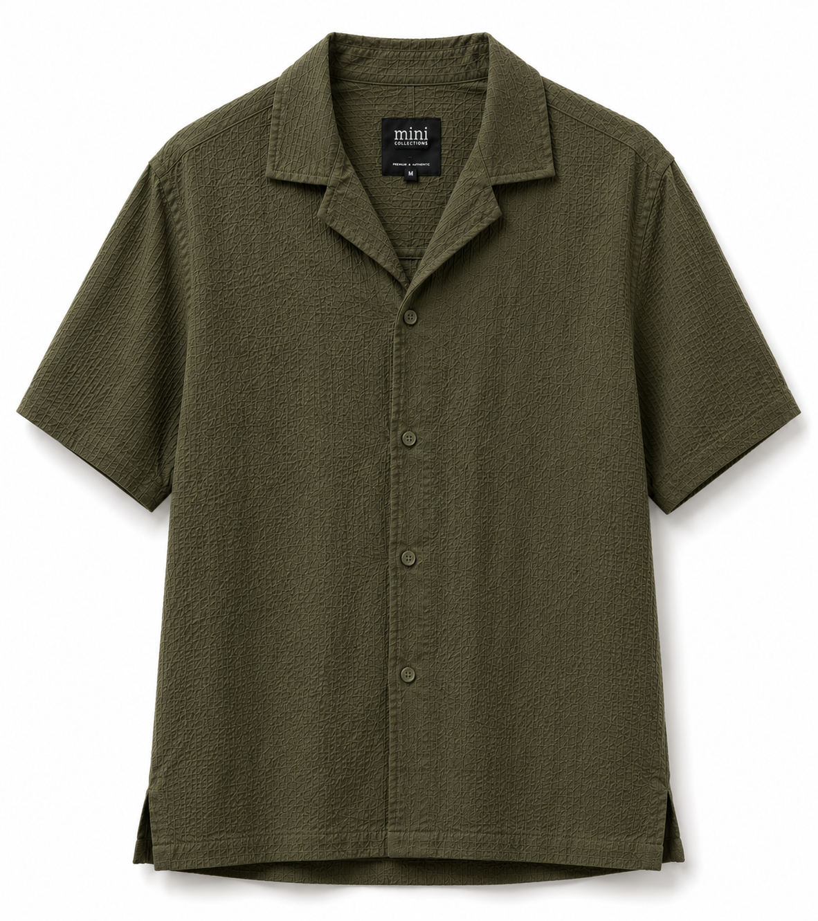Riviera Camp Collar Short Sleeved Shirt