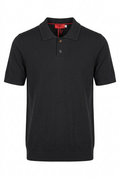 isaia napoli knitted polo shirt