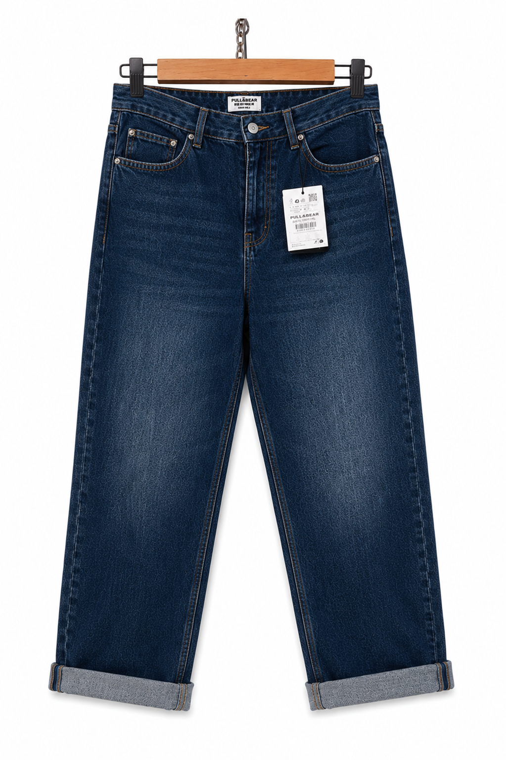 Pull and Bear dark wash straight leg jeans - Shobeir