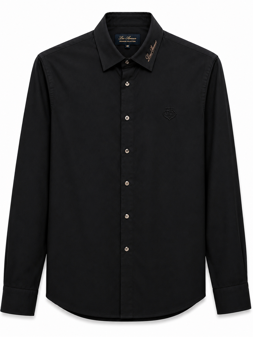Loro Piana Long Sleeved Shirt (neck embroidered)