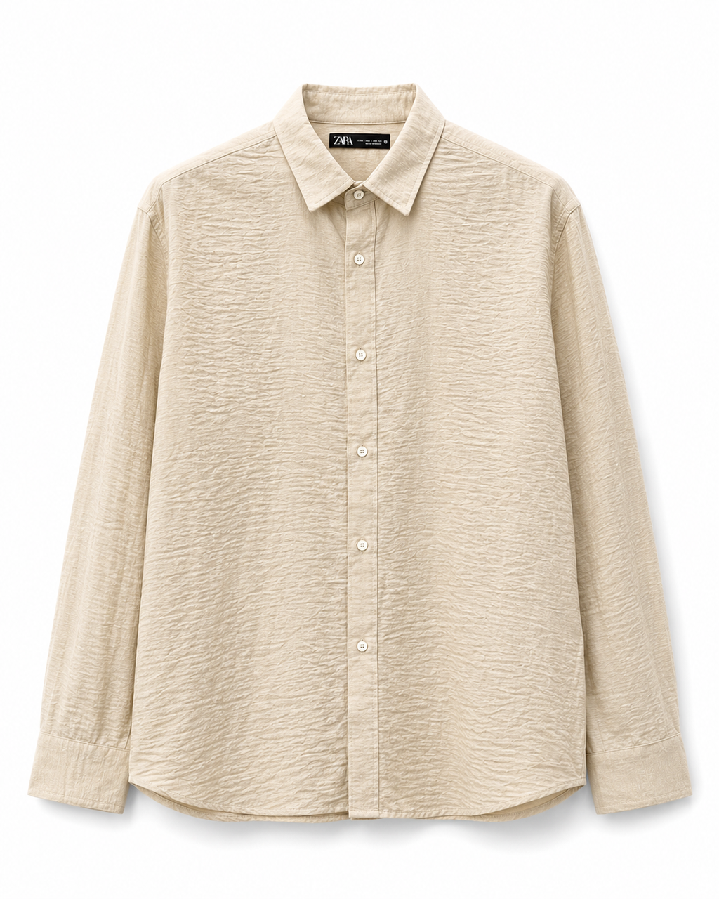 Premium Crinkle Long Sleeved Shirt