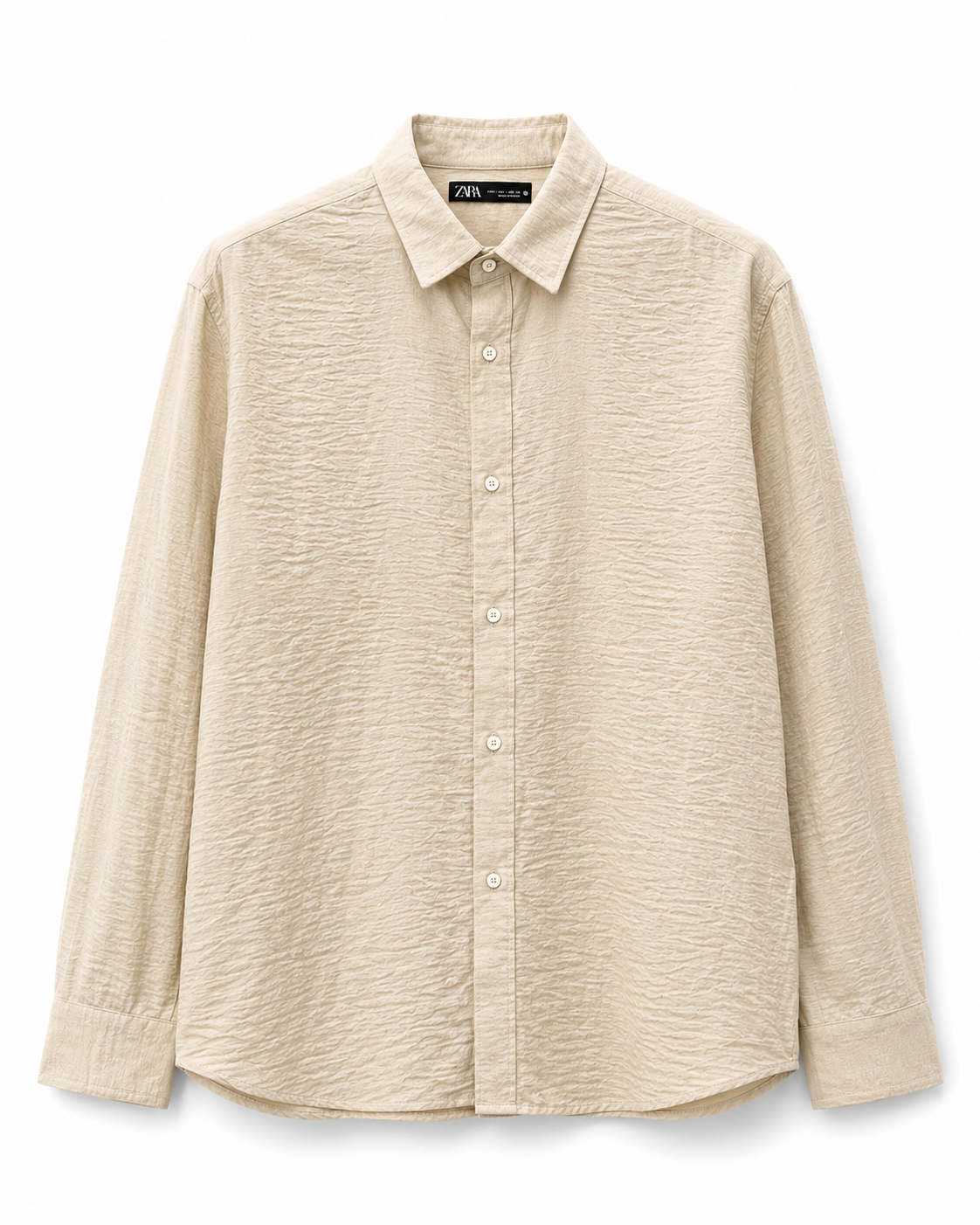 Premium Crinkle Long Sleeved Shirt