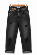 Pull and Bear black ripped jeans - Shobeir