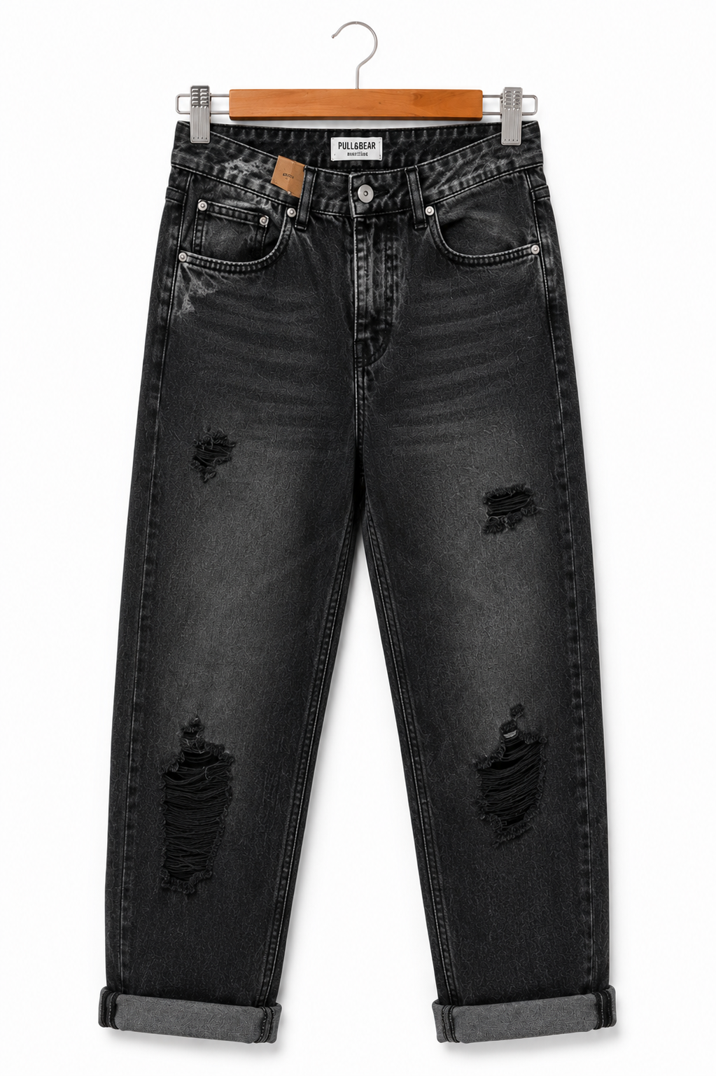 Pull and Bear black ripped jeans - Shobeir