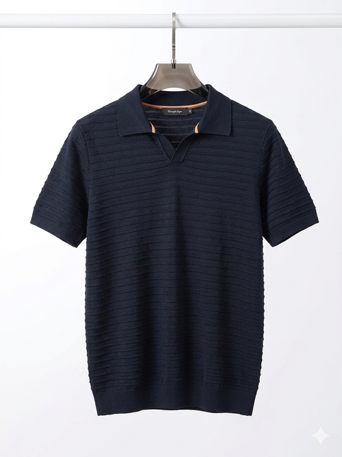 Ermenegildo Zegna Knitted Polo Shirt