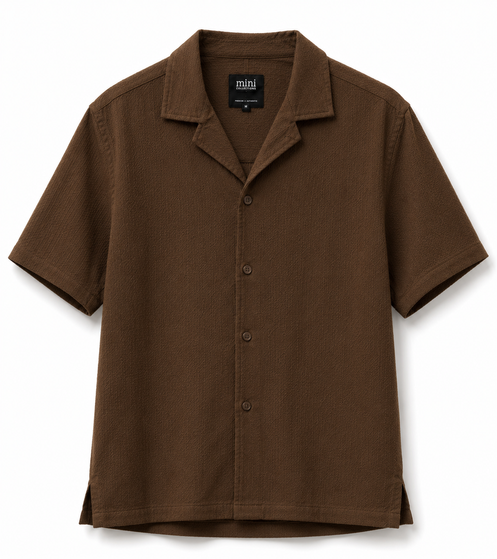 Riviera Camp Collar Short Sleeved Shirt