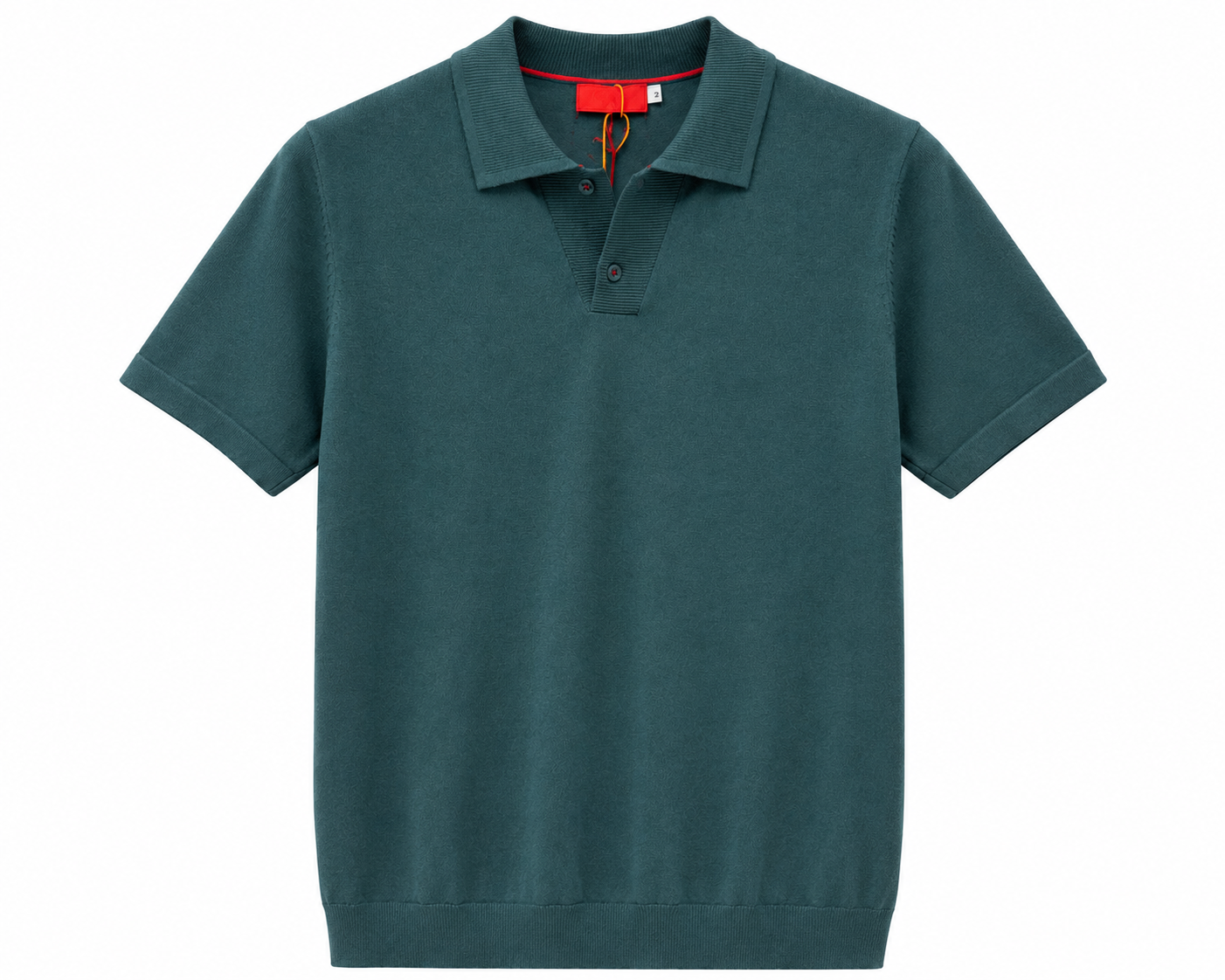 Isaia Napoli knitted polo shirt white - Shobeir