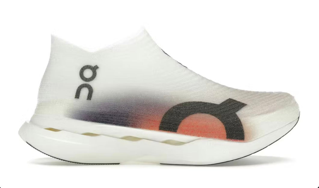 ON Cloudboom Strike LS White Red Gradient