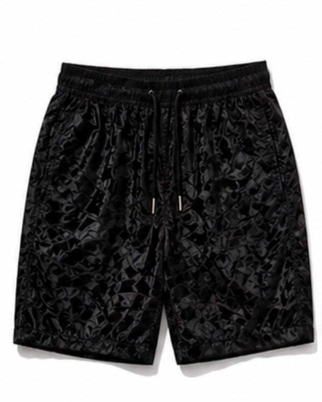 Shiny Swim Shorts - Black
