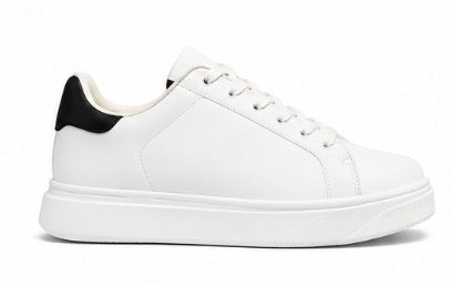 Zara Low Top Sneaker - White / Black