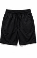 Solid Swim Shorts - Black