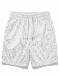 Shiny Swim Shorts - White
