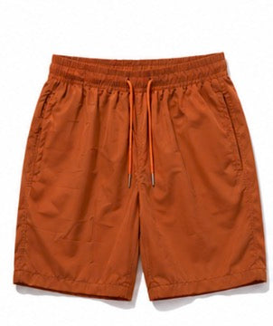 Solid Swim Shorts - Rust