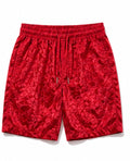 Shiny Swim Shorts - Red
