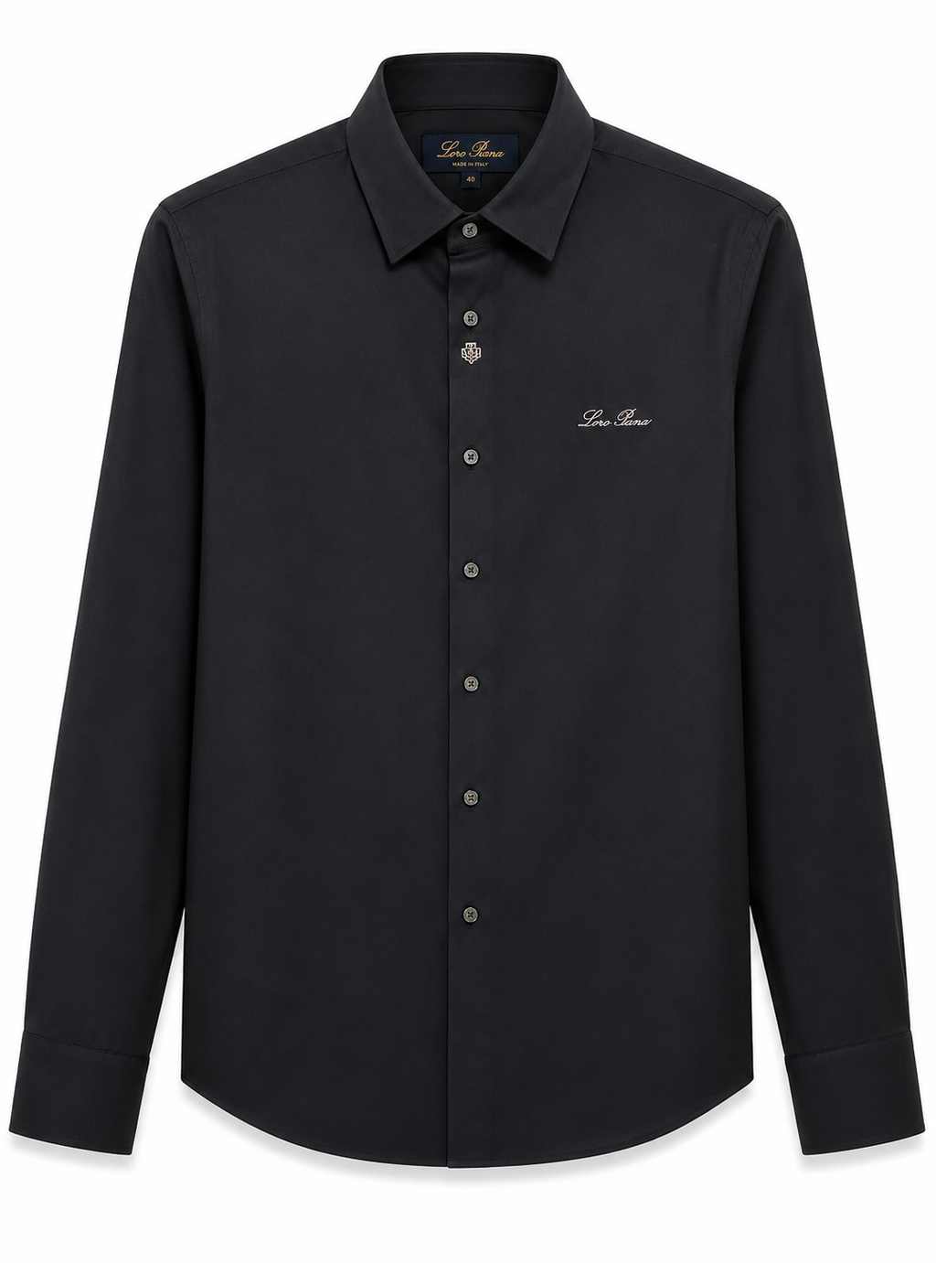 Loro Piana Long Sleeved Shirt (Chest Embroidered)