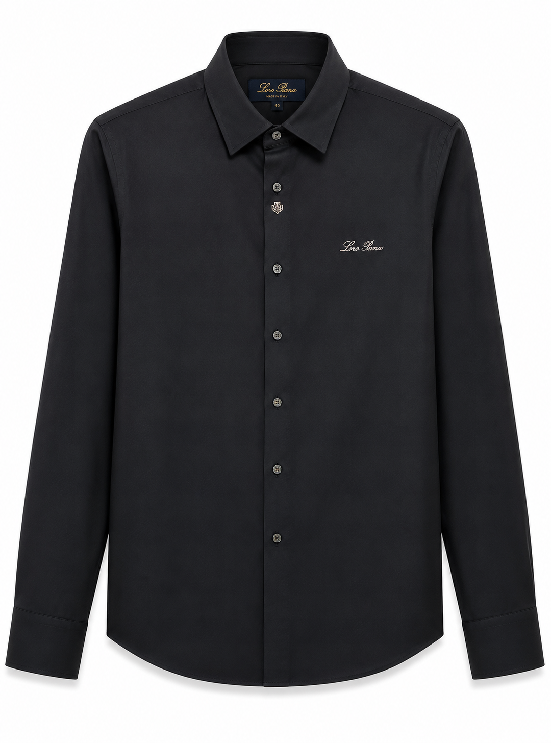 Loro Piana Long Sleeved Shirt (Chest Embroidered)