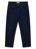 Timberland-inspired dark navy slim straight jeans - Shobeir