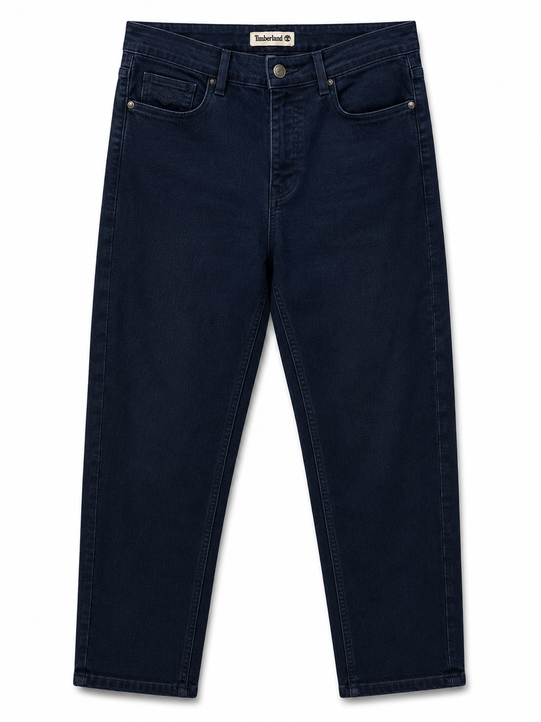 Timberland-inspired dark navy slim straight jeans - Shobeir