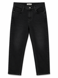 Timberland-inspired black slim straight jeans - Shobeir