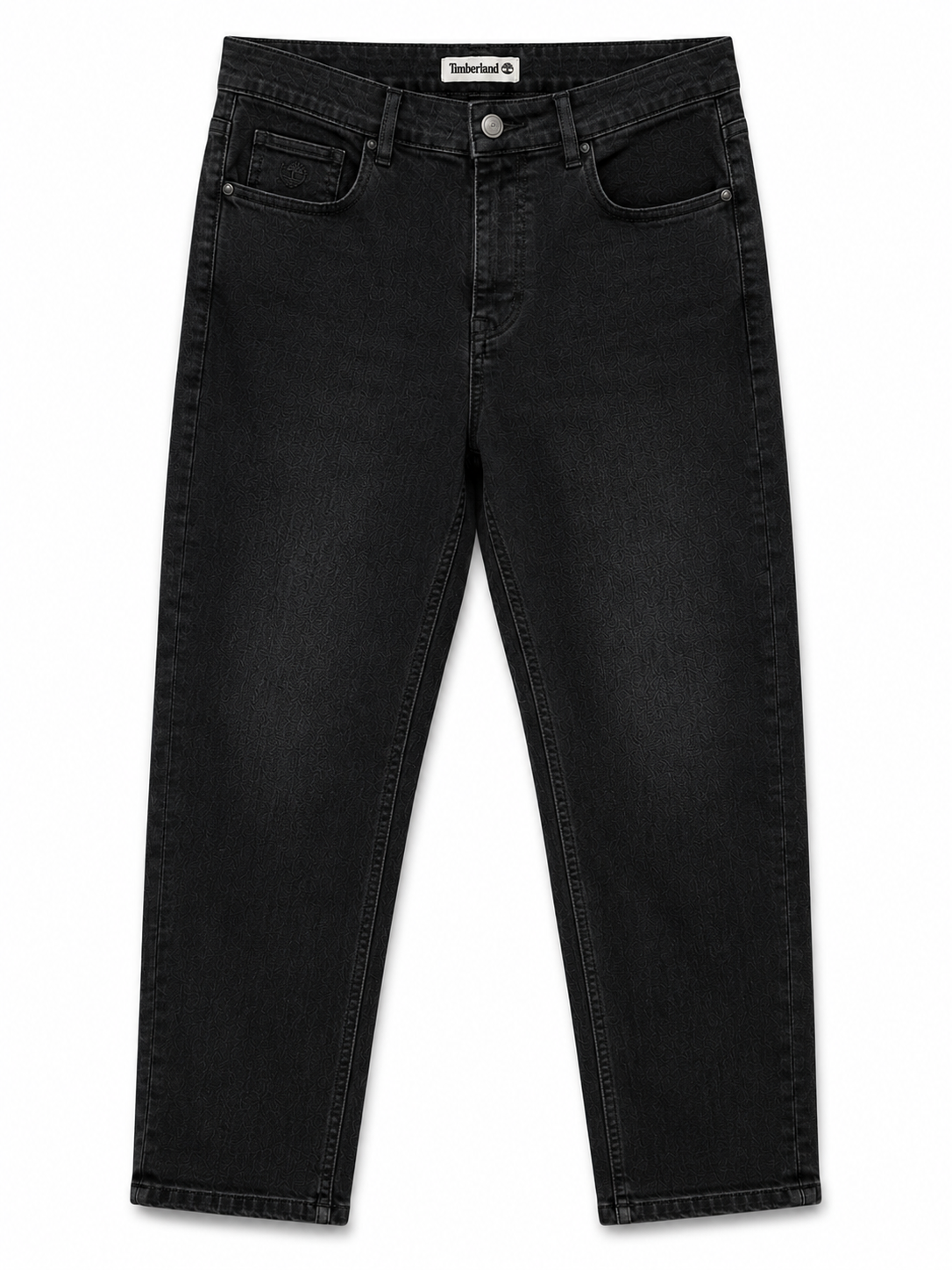 Timberland-inspired black slim straight jeans - Shobeir