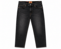 Levis-inspired black washed relaxed straight jeans - Shobeir
