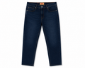 Levis-inspired dark blue relaxed straight jeans - Shobeir