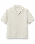 Zara Camp Collar Short Sleeved Shirt - Off White
