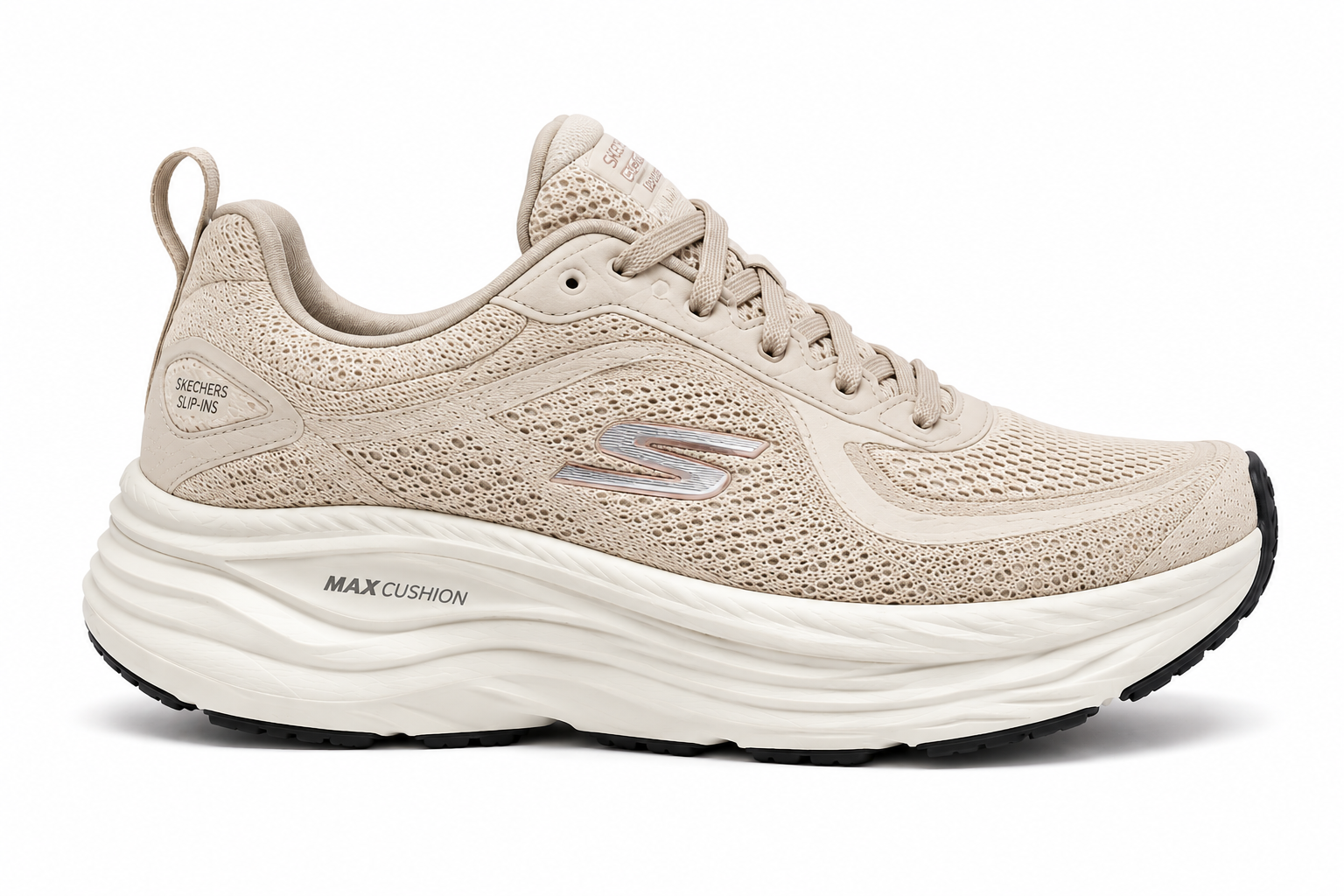 Skechers Max Cushion Lace-Up Cream