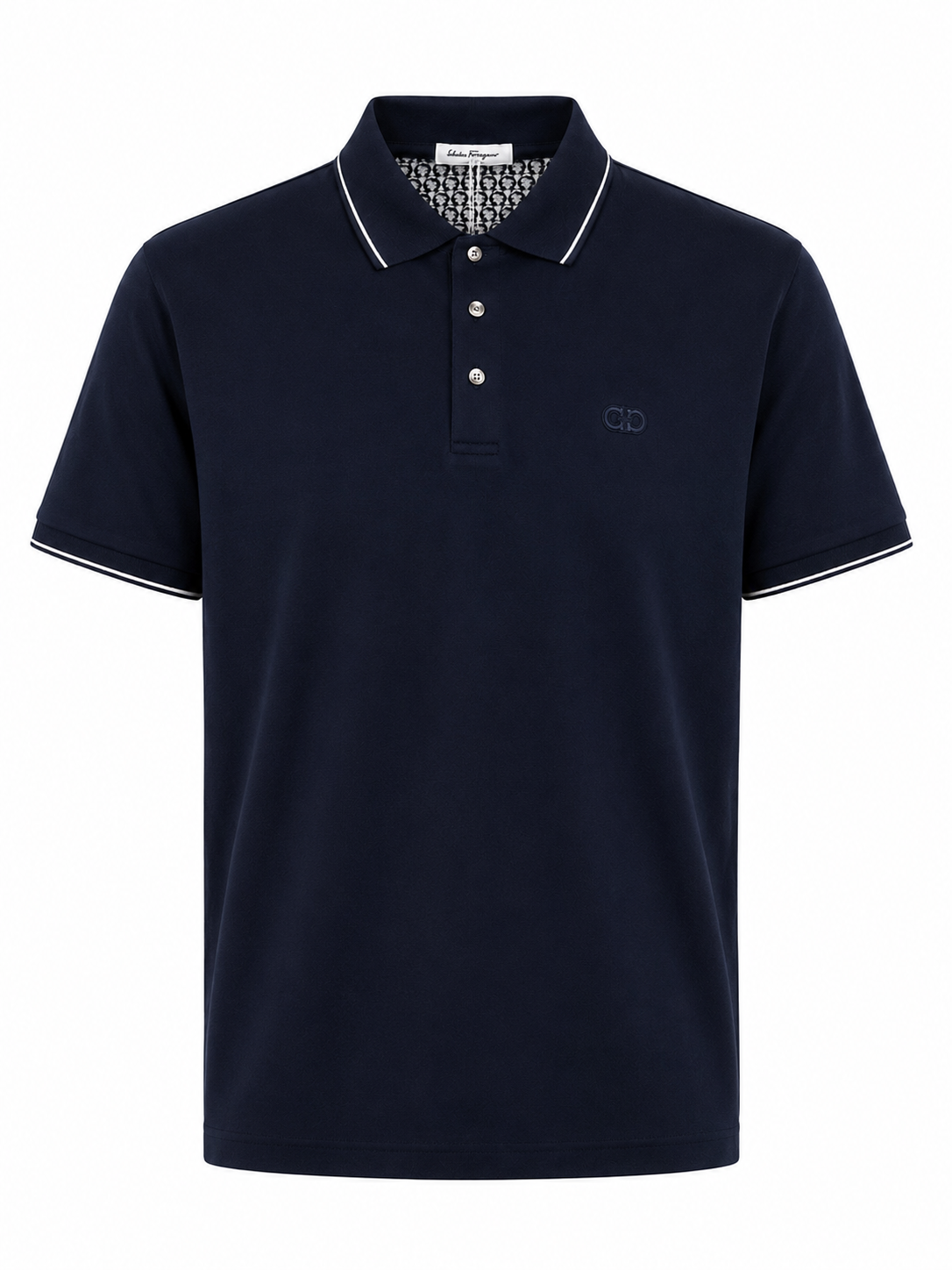 Salvatore Ferragamo-inspired polo shirt detail - Shobeir